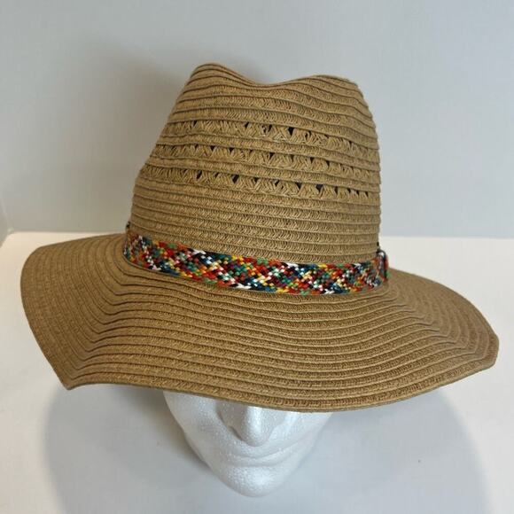 Eddie Bauer Panama Packable Straw Hat, Multicolor Braided, size Small/Medium - Picture 14 of 16